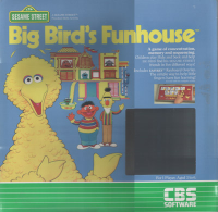 Big Bird's Funhouse Commodore 64  box art